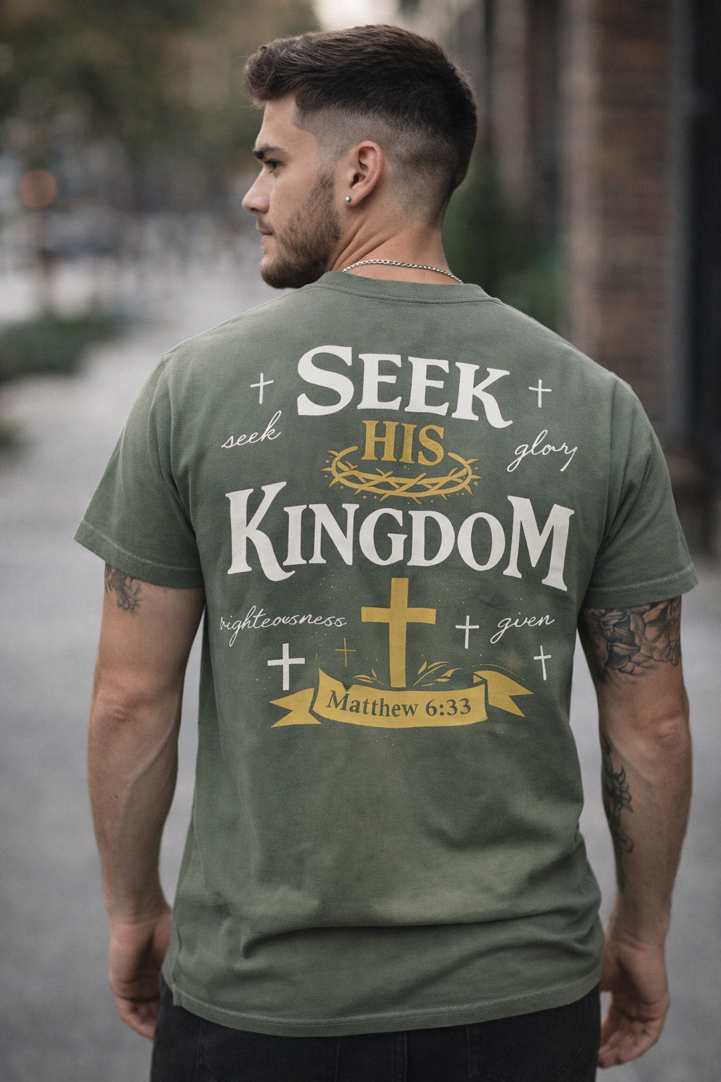 SEEK His Kingdom graphic T
