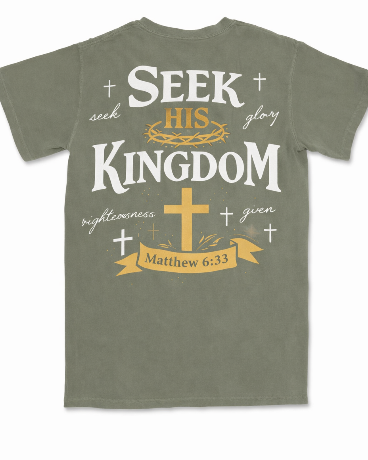 SEEK His Kingdom graphic T